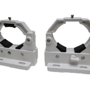 Tubo Laser – Par de Suporte Branco Automático 90mm