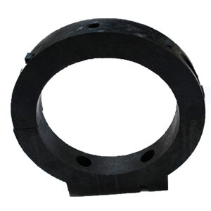 Tubo Laser – Par de Suporte Preto 70mm